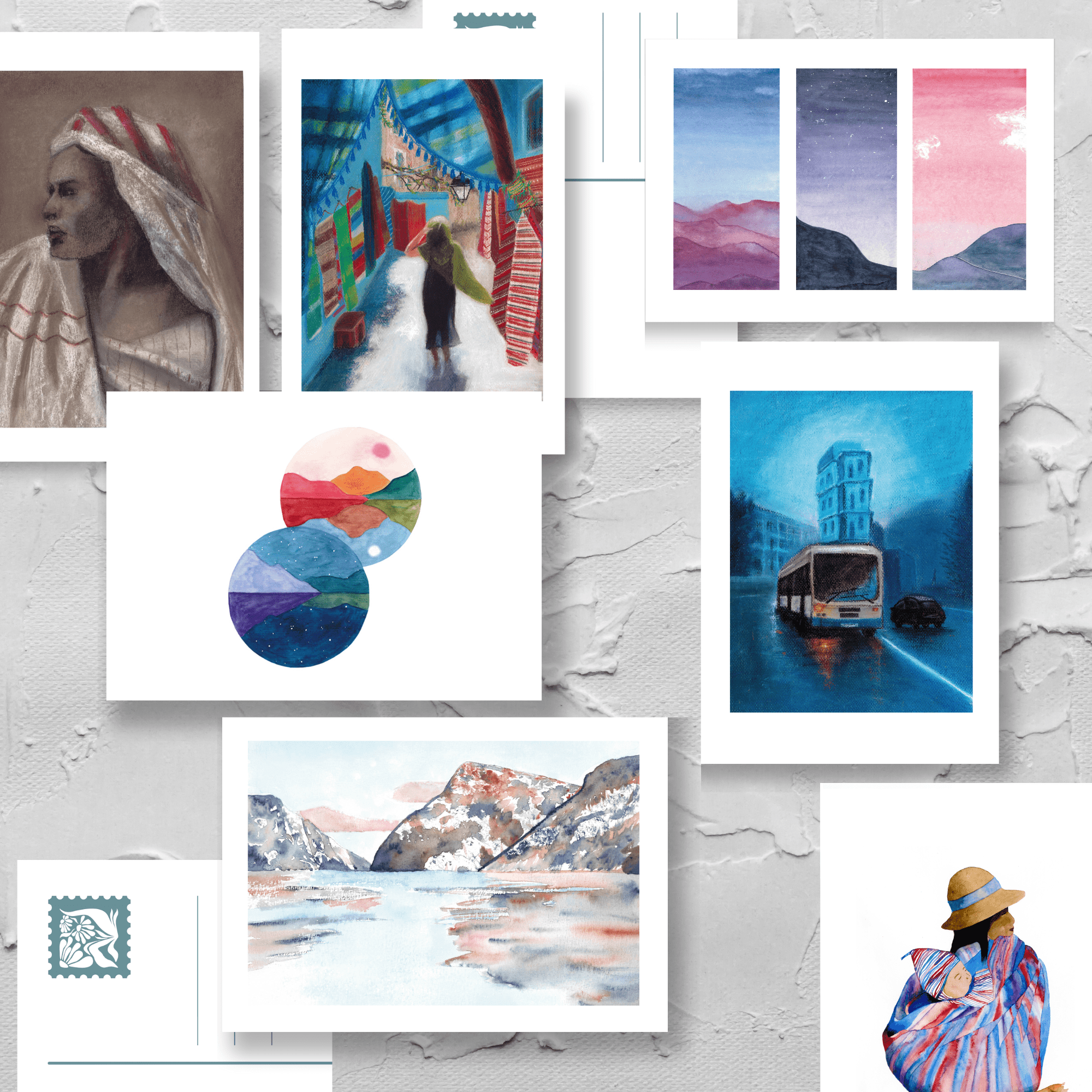 Cartes postales - Collection Voyage